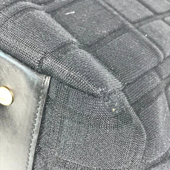 CHANEL CC CC Mark chocolate bar Tote Bag Shoulder Double Chain Bag Shoulder Bag - Picture 11 of 15